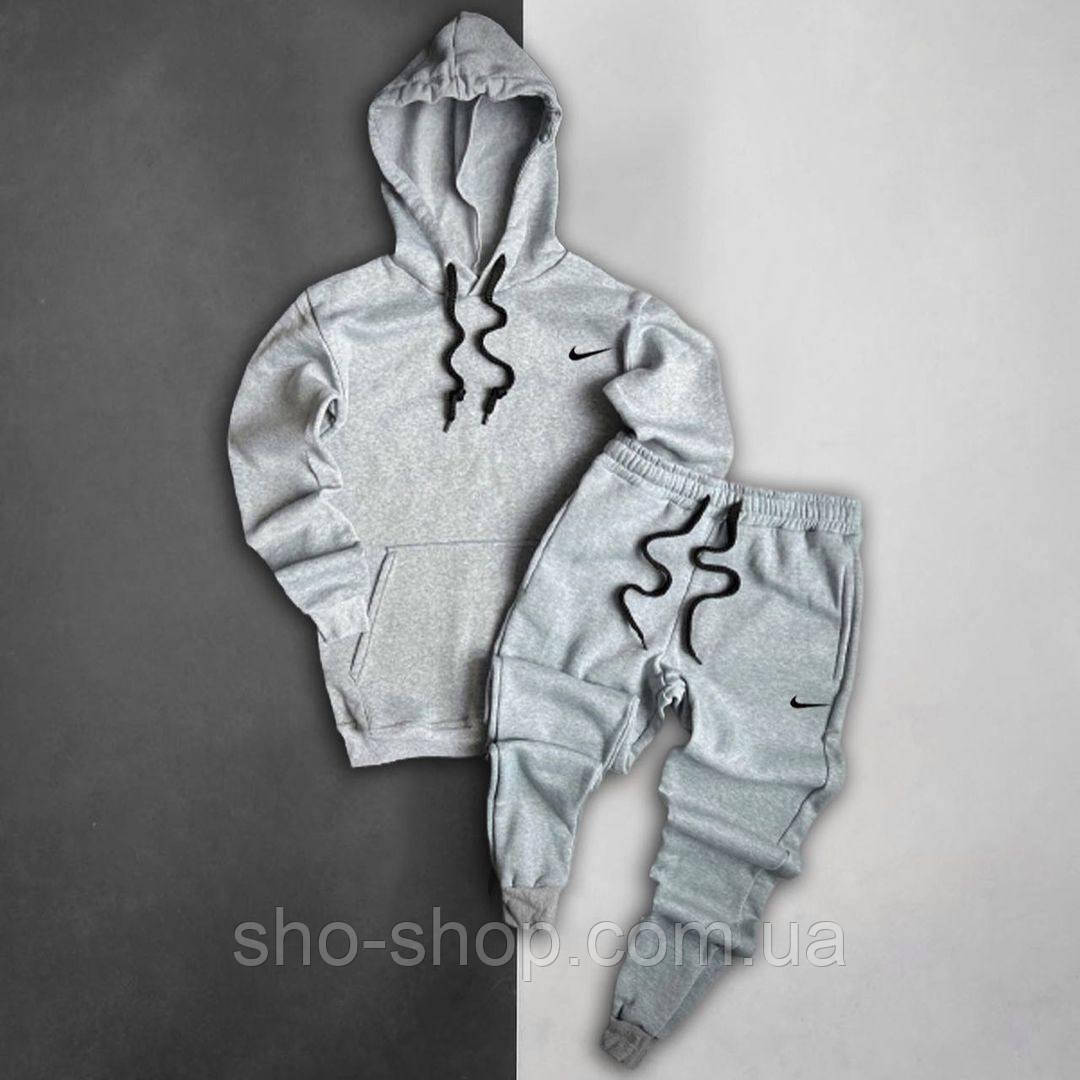 Чоловічий спортивний костюм ФЛІС Костюм Nike Чоловічий флісовий костюм, фото 1