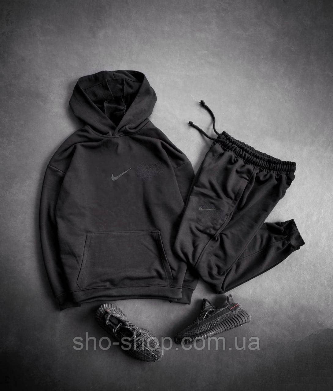 Чоловічий спортивний костюм ФЛІС Костюм Nike Чоловічий флісовий костюм, фото 1