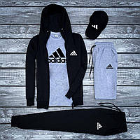 Мужской Комплект 5 в 1 Adidas Комплекты мужской одежды Мужские костюмы и комплекты