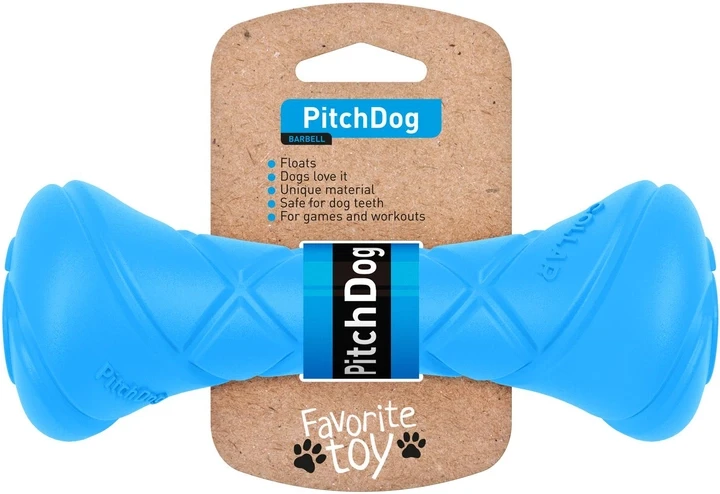 Ігрова гантель для апортування Collar PitchDog 7 см Блакитна