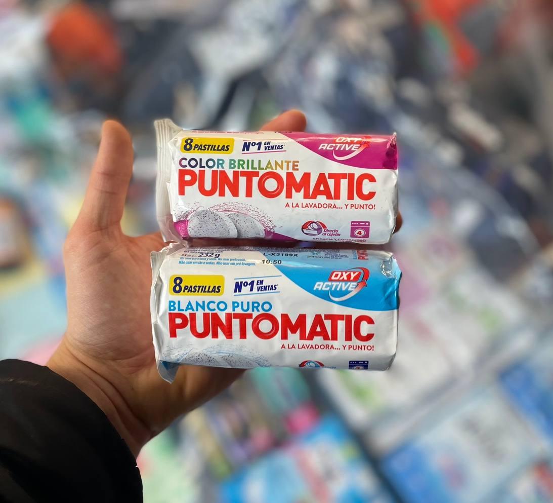 Таблетка для прання PUNTOMATIC Blanco Puro з активним киснем для білих речей 8 шт, фото 1
