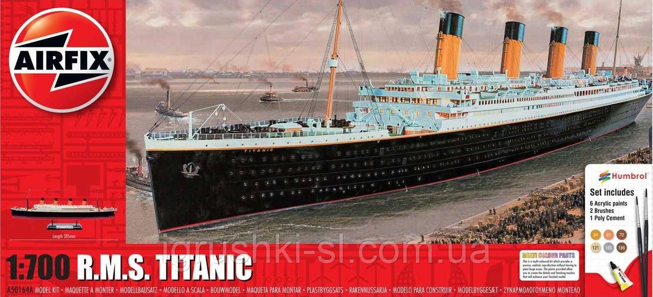 Збірна модель (1:700) Корабель "R.M.S. Titanic" (Подарунковий набір)