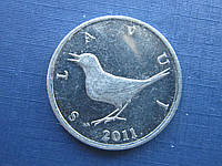 Монета 1 куна Хорватия 2011 фауна птица