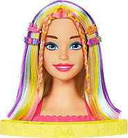 Голова манекен барби для причесок Barbie Totally Hair Deluxe Styling Heads