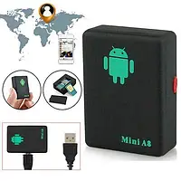 GPS-трекер Mini A8 Gsm сигнализация Micro-USB кабель Работает со всеми украинскими операторами