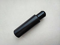 100мл/24мм Цилиндр черный Полиэтилен HDPE с крышкой черной диск-топ 24/410, флакон пластиковый