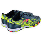 Взуття для футзалу чоловіче Maraton 230323-2 розмір 40 Deep Blue-Neon Green, фото 5