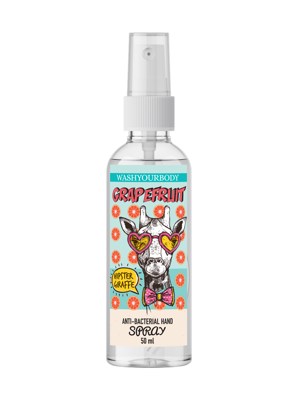 Антисептик для рук Wash your body Grapefruit 50 мл