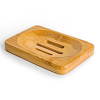 Мыльница из бамбука Lebond ECOS24 Bamboo Soap-dish Classic 12х8 см Натуральное дерево