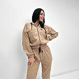 Вельветовий костюм-двійка "Demien" Батал, фото 3