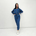 Вельветовий костюм-двійка "Demien" Батал, фото 5