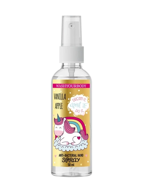 Антисептик для рук WashYourBody з ароматом Vanilla Apple 50мл