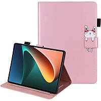 Чохол-книжка Animal Wallet Lenovo Tab P11 Pro Rabbit Рожеве золото