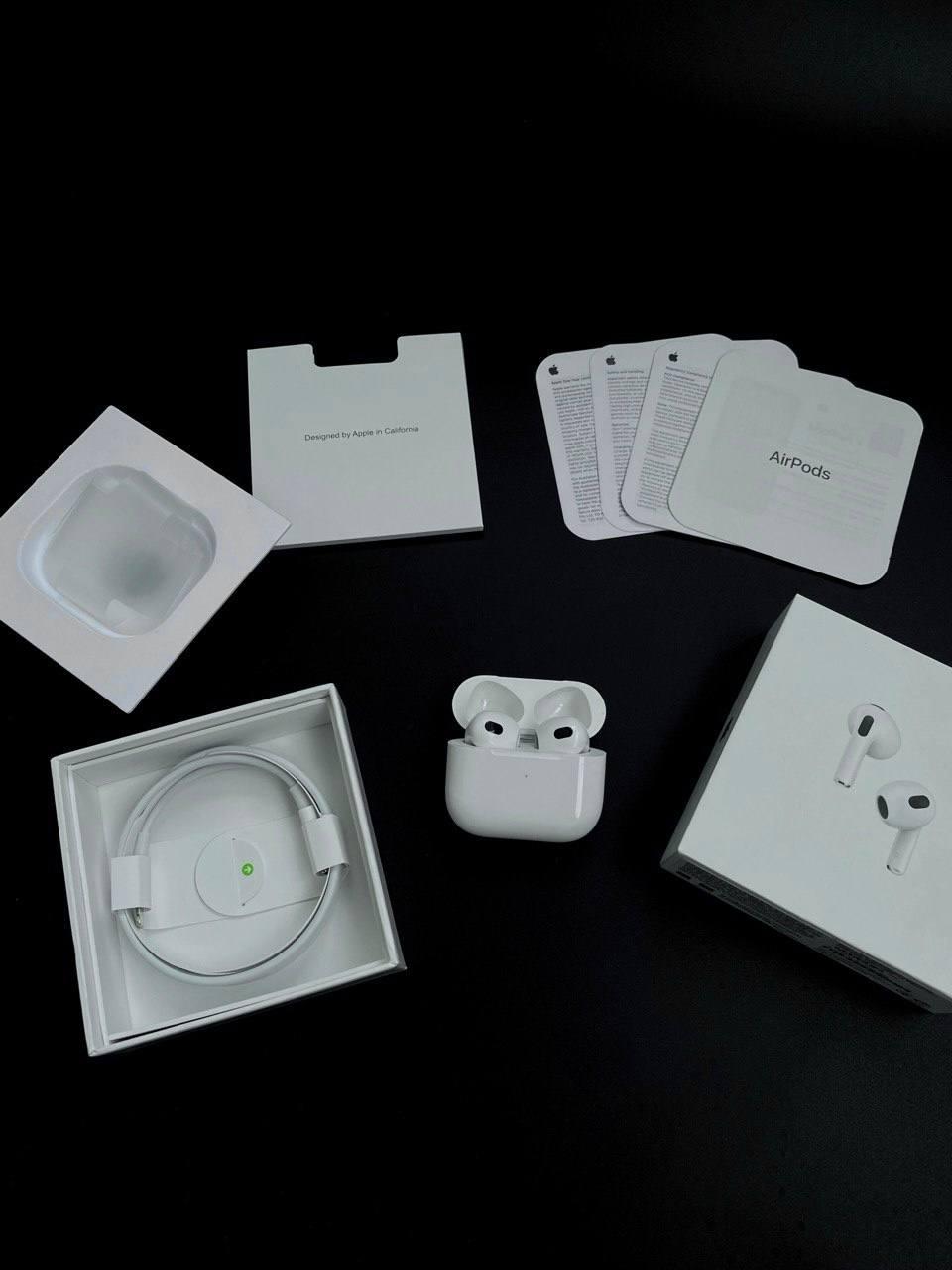 Навушники Apple AirPods 3-го покоління - фото 3 - id-p2096950559