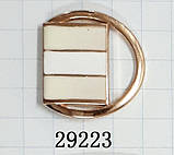 Краб напівкільце з молочними лаковими вставками, фото 5