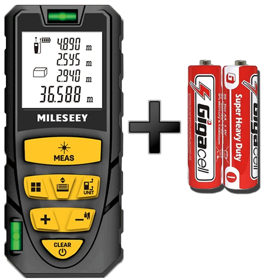 Далекомір лазерний, 60 м, "Mileseey S2"