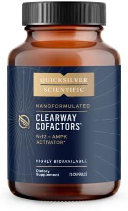 Quicksilver Scientific Clear Way Cofactors / Детокс печінки + підтримка виробництва глутатіону 75 капсул