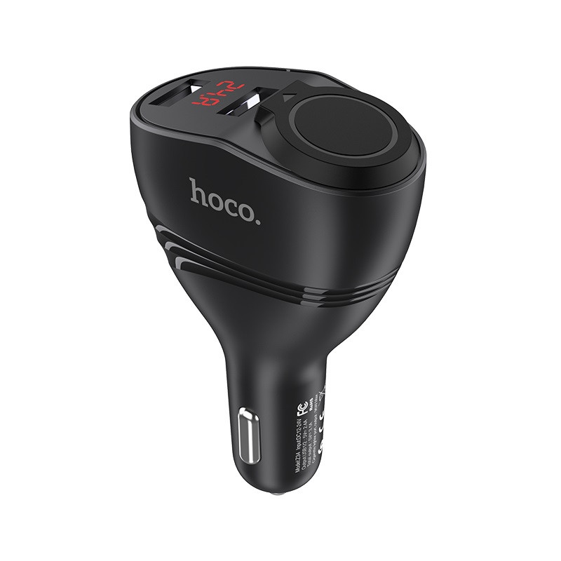 Розгалужувач прикурювача Hoco Z34 (одинарний, 2usb)