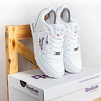 SALE Кроссовки Reebok Classic белые, вечна классика