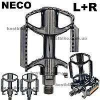 Педали алюминиевые Neco для велосипеда MTB горного спортивного педали топталки