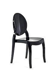 Стілець REMY-DECOR Victoria Ghost Elizabets chairs чорний полімерний для дому кафе