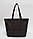 Чорна сумка-шоппер стьобана, на підкладці, з кишенями, на блискавці LC Waikiki. фірмова Туреччина, фото 5