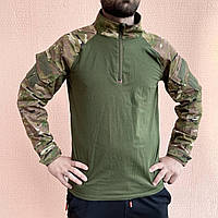 Рубашка мужская военная тактическая с липучками ВСУ (ЗСУ) Украина Ubaks Убакс Мультикам 7202 XXXL 56 р h