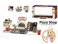 Игровой набор "Кофейня-пиццерия " (кофе-аппарат, разнообразные аксессуары, в коробке) 818-285