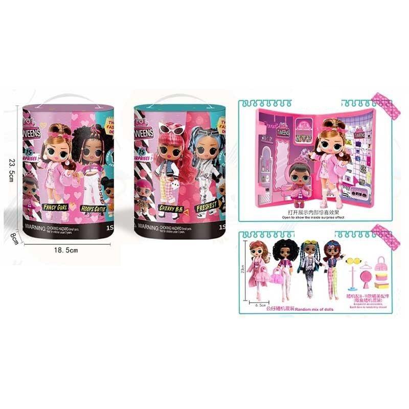 Лялька (стильні та яскраві образи, аксесуари, у коробці) AA 1673, фото 1