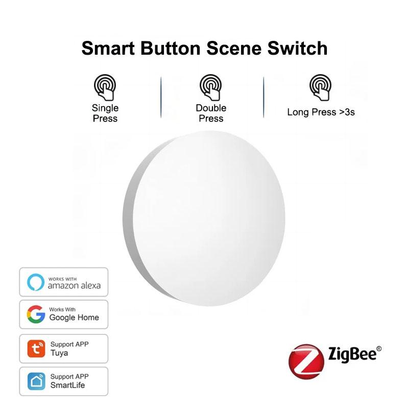 Бездротова смарт-кнопка Tuya Zigbee смарт кнопка перемикання сцен Tuya Smart Life ZigBee Smart Button