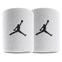 Спортивный напульсник на запястье для бега Nike JORDAN JUMPMAN WRISTBANDS 2 PK, белый