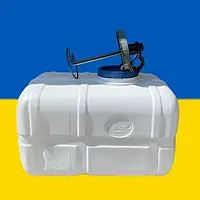 Бак для душу прямокутний харчовий з ТЕНом і лійкою 200 л Харчовий прямокутний бак з ТЕНом