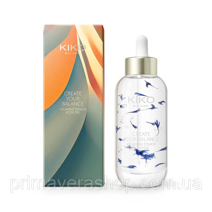 Kiko Milano Create Your Balance Relaxing Touch Body Oil Живильна гель-олія для тіла