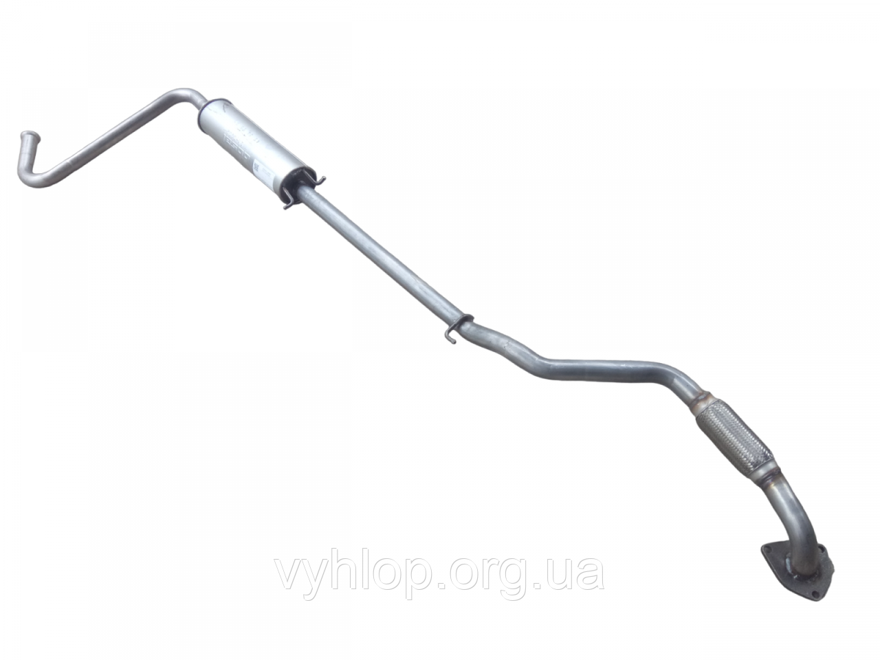 Резонатор ДЕУ Ланос (Daewoo Lanos) (TF69Y0-1202008-31) 293-049 1.5 Opel з гофрою Euro 2 Bosal