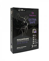 Ошейник Palladium Extra Safe (Экстра Сейф) для котов от блох и клещей 35 см фиолетовый (срок до 02.2028 г)