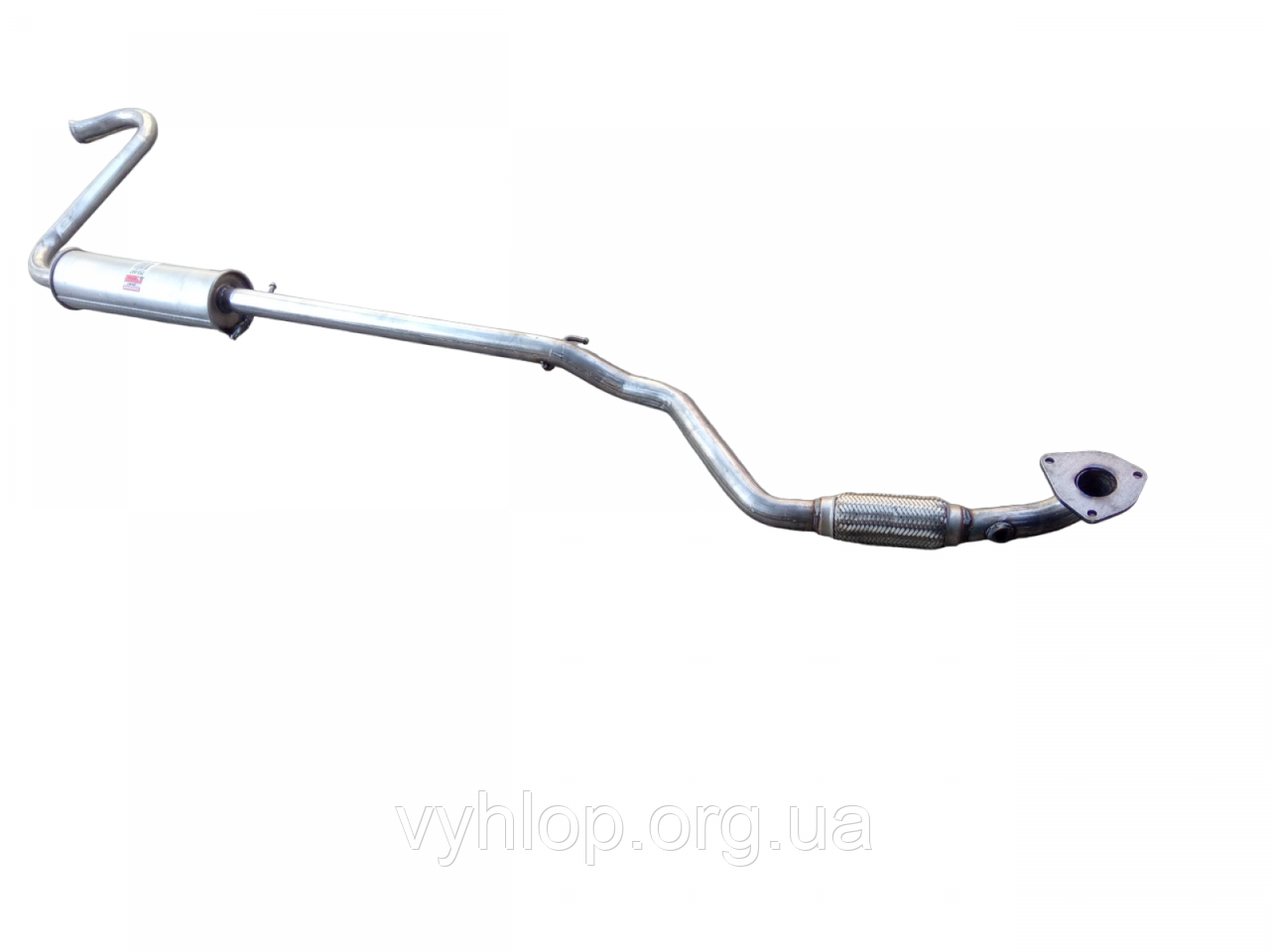 Резонатор ДЕУ Ланос (Daewoo Lanos) (TF69Y0-1202008-21) 1.5 Opel з гофрою Euro 3 Bosal