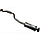 Труба прийомна Chevrole Lacetti -1.6 (з резонатором і гофрою) Bosal алюмінізований, фото 2