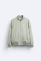 Куртка Zara бомбер 8281 375 Light Grey