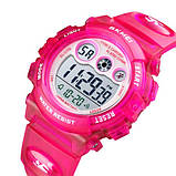 Цифровий дитячий водонепроникний (50м) годинник Skmei 1451PK Pink, фото 3