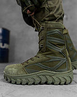 Тактические демисезонные ботинки BATES ANNOBON BOOT OLIVA Мужские военные берцы кожаные олива