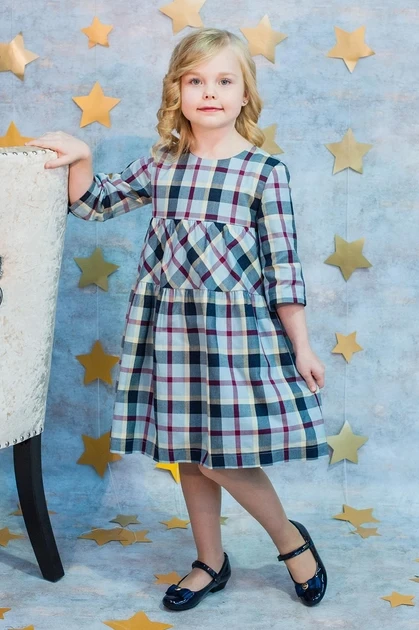 Плаття в клітинку для дівчинки Minimi р: 116