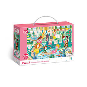 Пазли Dodo Принцеси на прогулянці на 100 елементів (300404)