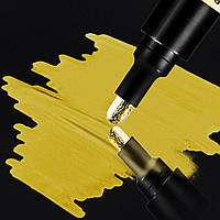 Маркер рідкий хром дзеркальний хромований маркер 2 мм золотистого кольору