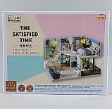 Ляльковий будиночок дерев`яний С 64592  з меблями , підсвічування від батарейок, 25х15 см, фото 2