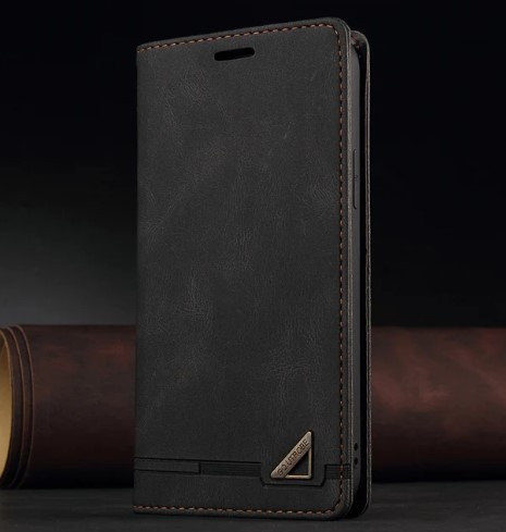 Чохол книжка на магніті G.Q. для Oppo A96 чорний гаманець