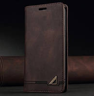 Чохол-книжка на магніті G.Q. для Xiaomi Redmi Note 13 Pro+ 5g кавовий гаманець