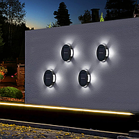 Сонячні ліхтарі для паркану I-SHUNFA, декоративні світильники для паркану