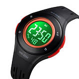 Цифровий дитячий водонепроникний (50м) годинник Skmei 1455BK Black, фото 3