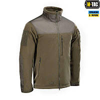 M-TAC КУРТКА ALPHA WINDBLOCK FLEECE DARK OLIVE ( размер L )