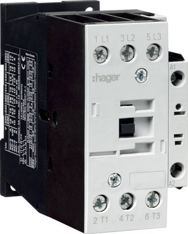 EV03210C Контактор корпусний 3P+1НВ котушка 230В-АС 32А AC-3 Hager, фото 1